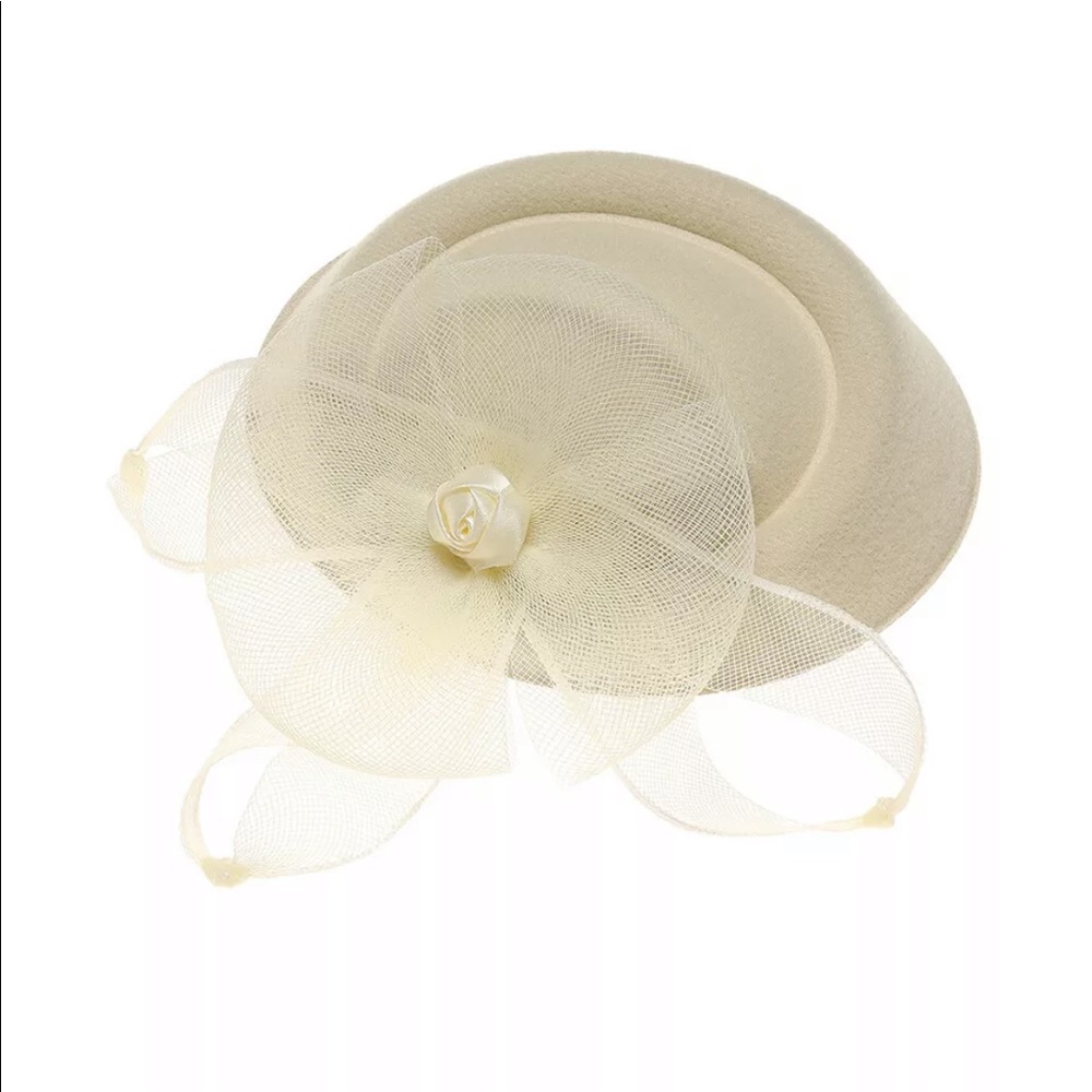 Women's Veil Fascinators  Mini Top Hats - Picture 5 of 5